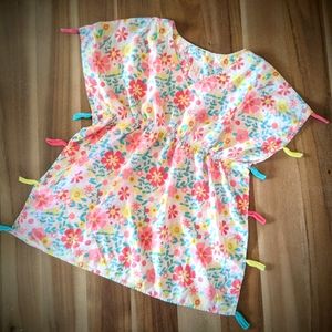 Tasseled coverup girls 7-8